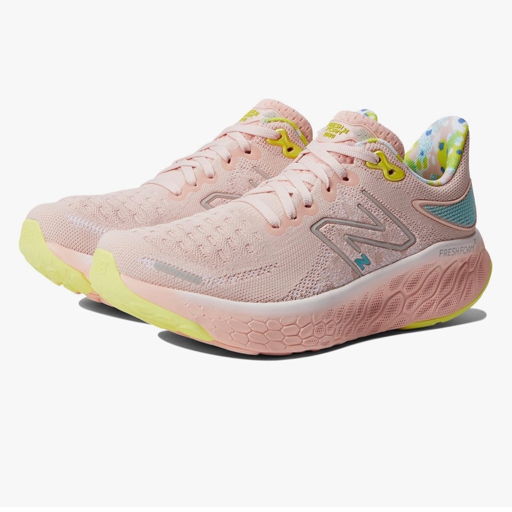 New Balance Fresh Foam x 1080 V12; Pink Haze - Lemonade; Women's Size 8.5 - Picture 4 of 4